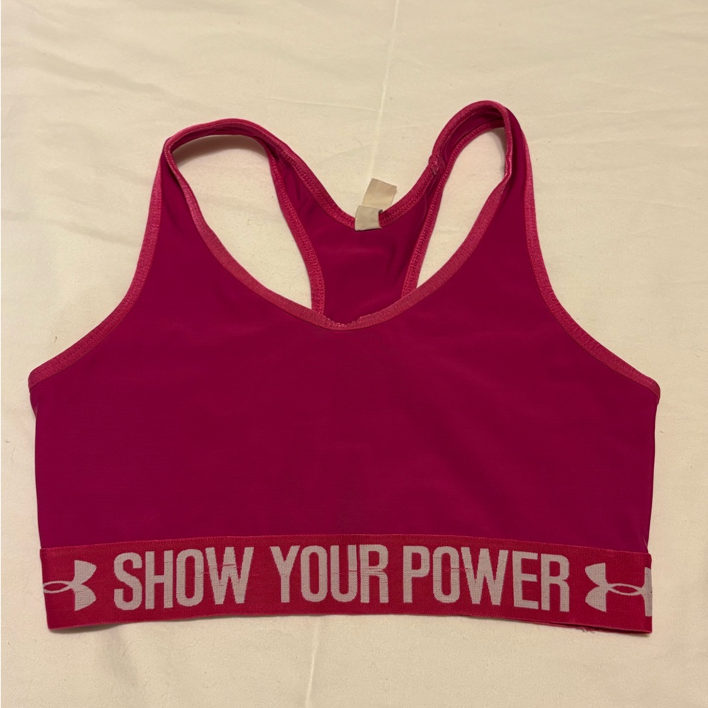 Under Armour Breast Cancer Awareness Bra in Pink